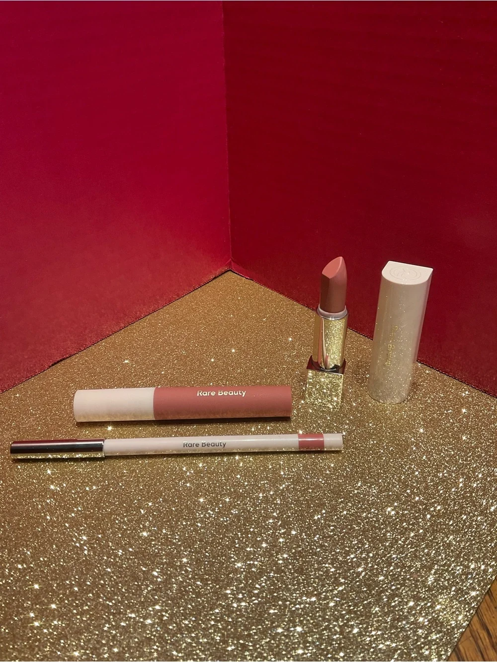 💋 RARE BEAUTY Kind Words Matte Lipstick - HUMBLE & Liner & Gloss